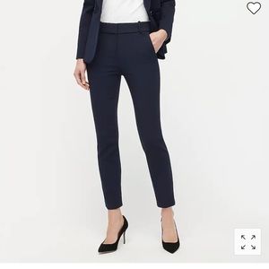 J. Crew Cameron Navy trousers -sz 10 tall